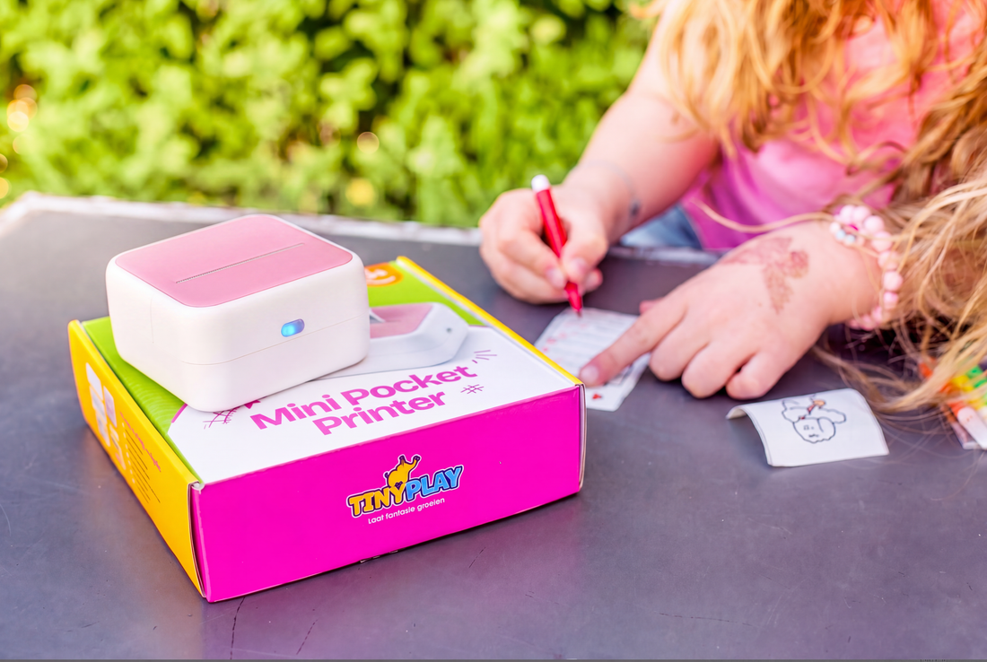 Mini pocket printer: print stickers, labels en foto's zonder inkt
