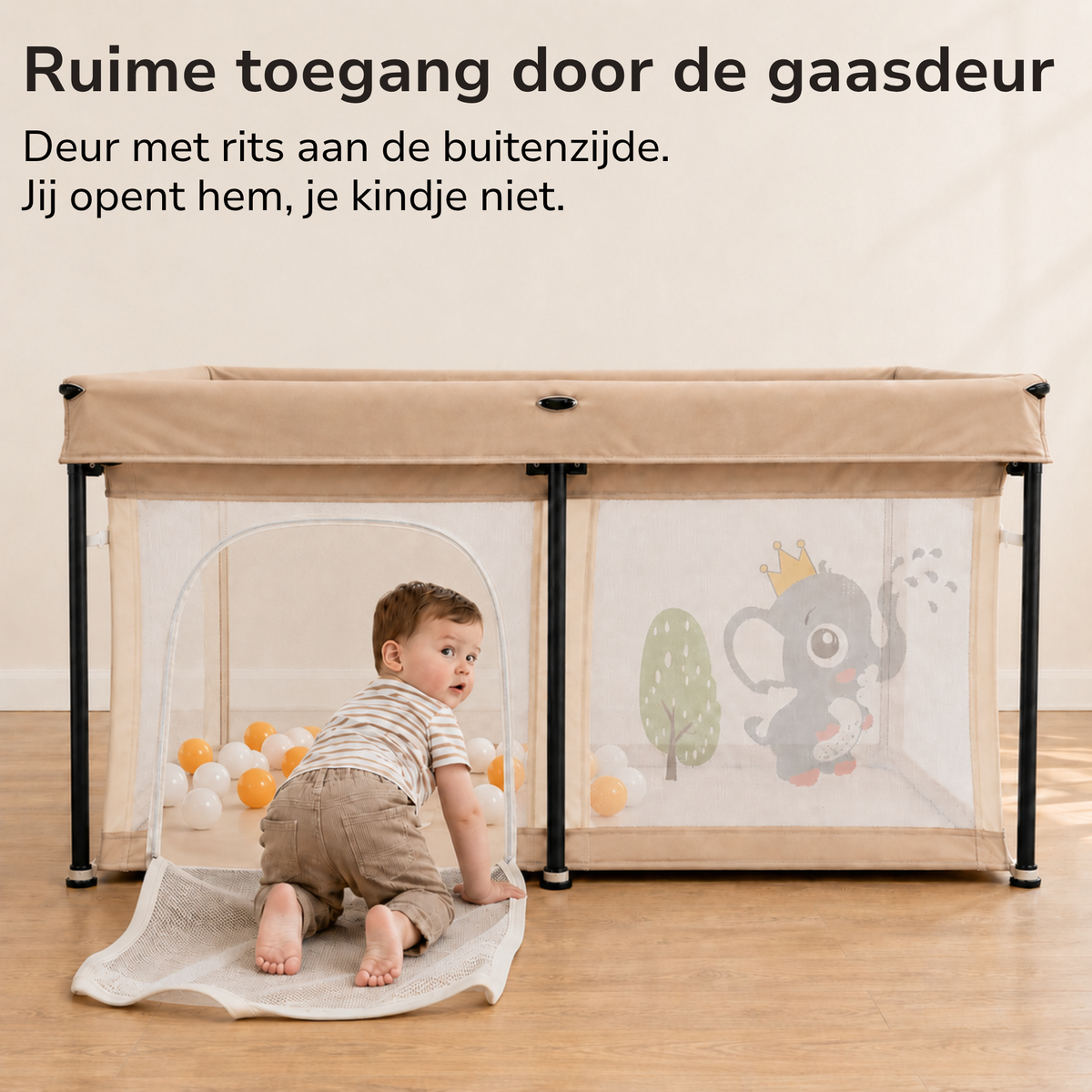 Grondbox Baby - snel inklapbaar