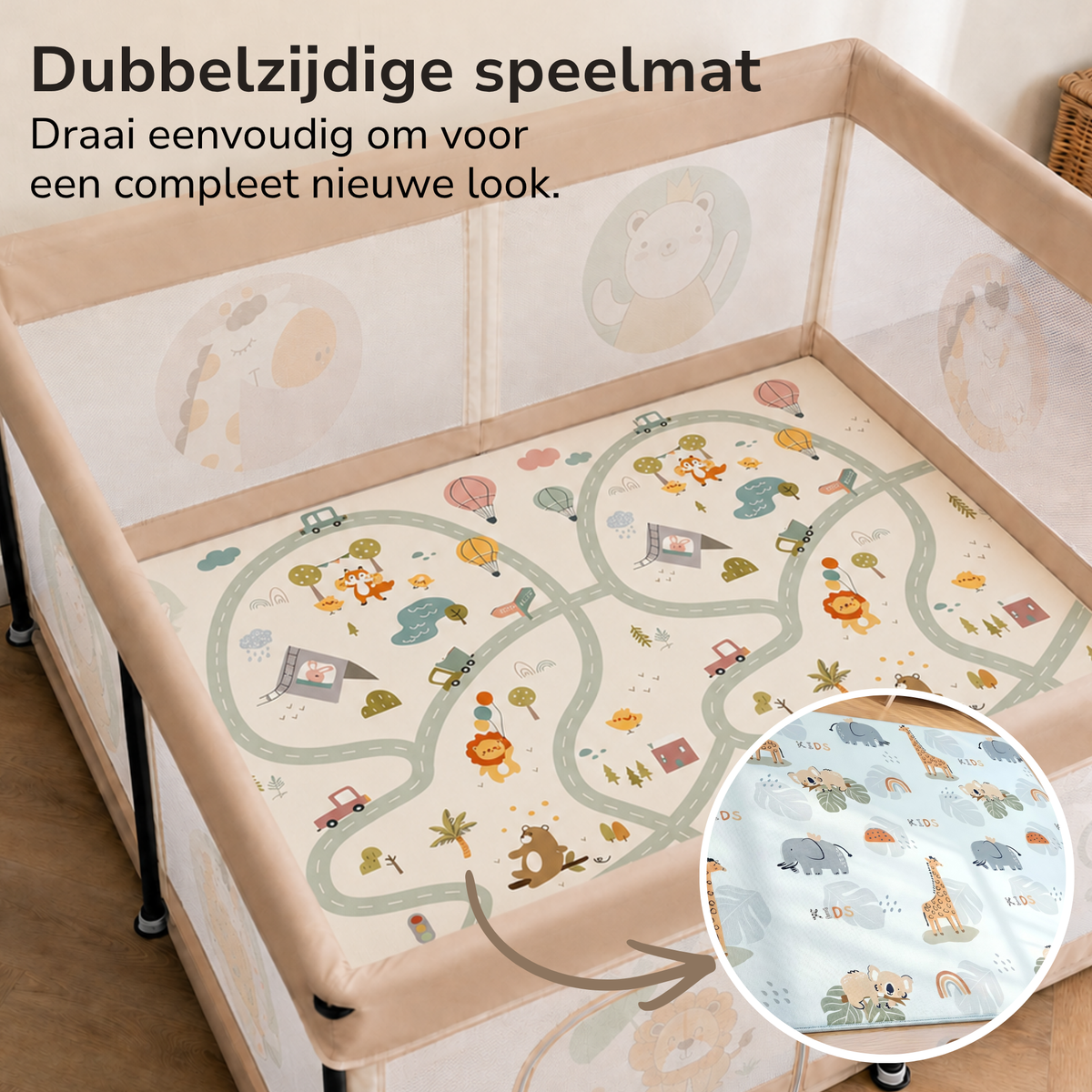 Grondbox Baby - snel inklapbaar