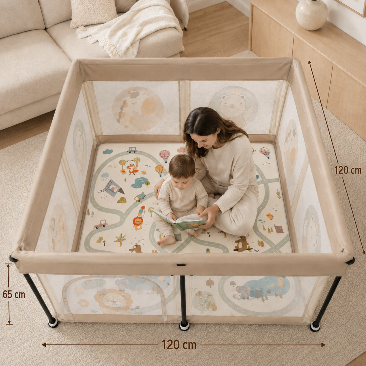 Grondbox Baby - snel inklapbaar