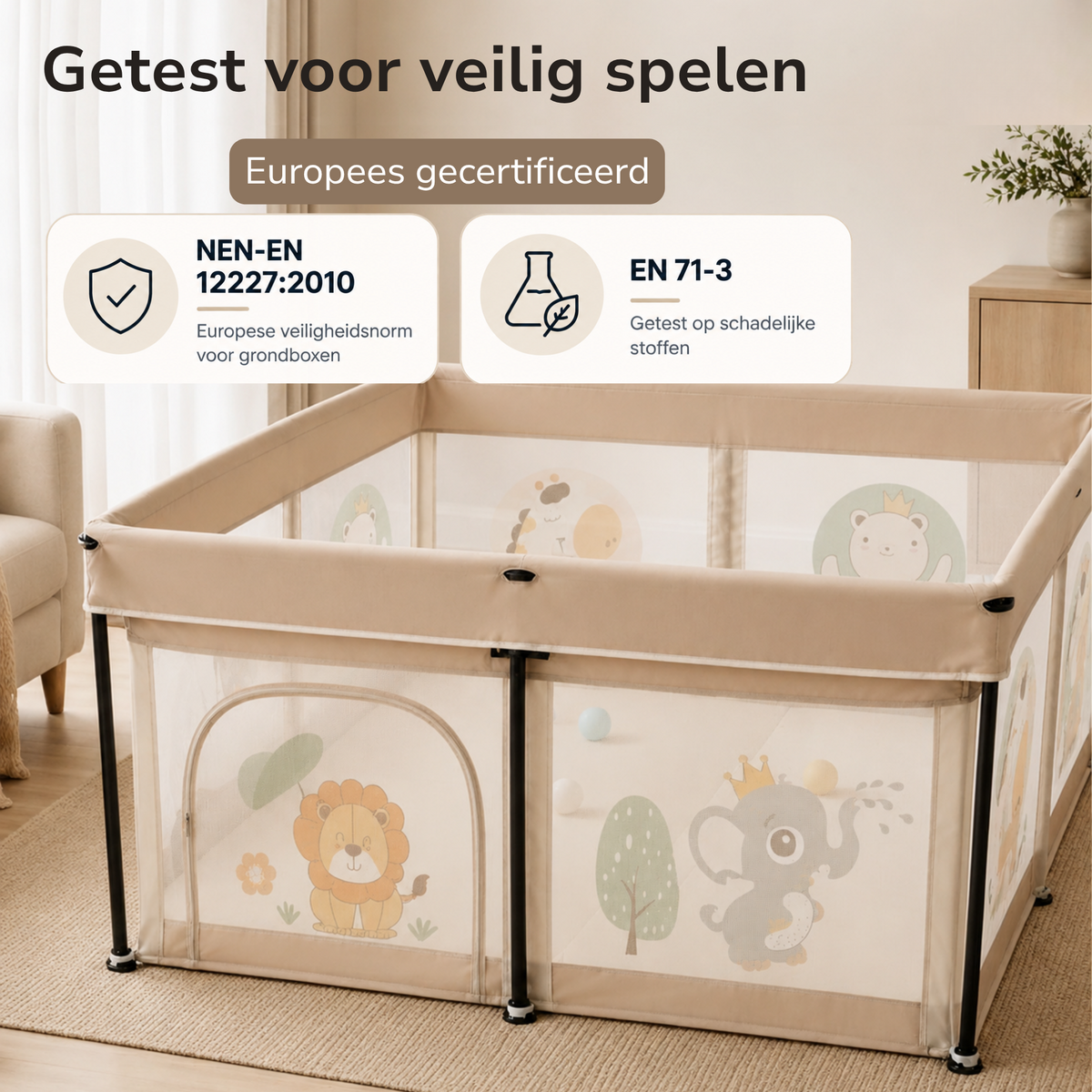Grondbox Baby - snel inklapbaar