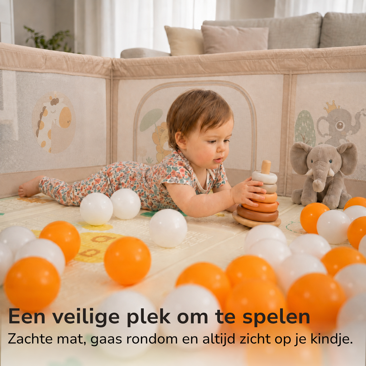 Grondbox Baby - snel inklapbaar